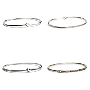 WERKSTATT MUNCHEN 925银 M2399 M2672 侧钩手镯系列集合 德国