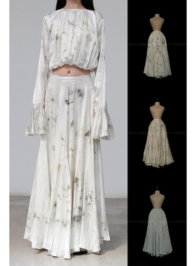 40%OFF Mutedance 染色大摆花苞半裙系列