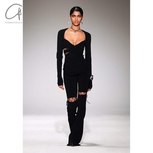 系带喇叭裤 Dojaka Nensi 70%OFF