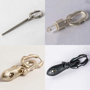 Parts of Four Deco系列耳饰 高程度手工 天然石头