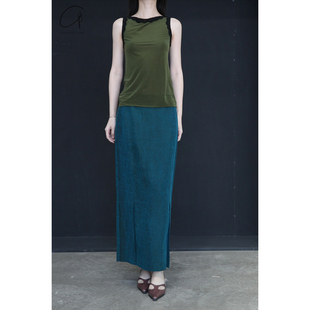 60%OFF SWAYING  香云纱半裙