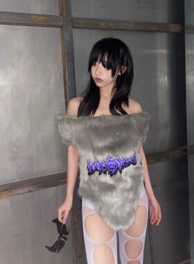 50%OFF WINDOWSEN 仿真皮草抹胸 胸衣