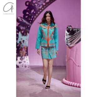 50%OFF NAN KNITS 渐变宝石提花短裙