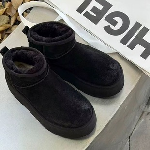 诗歌兰2025新款女装时尚气质百搭显瘦雪地靴