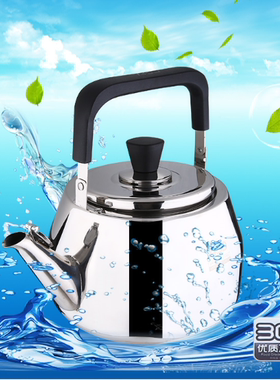 【304钢】ASD/爱仕达4L/5L不锈钢水壶HS04C1Q/HS05C1Q 鸣笛烧水壶