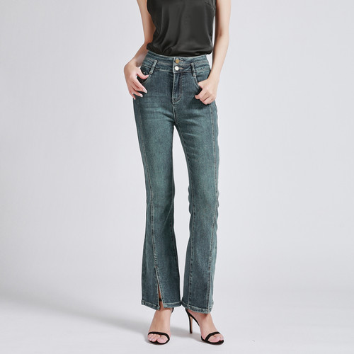 MIXMAX休闲百搭2025牛仔裤春季新款气质时尚减龄显瘦