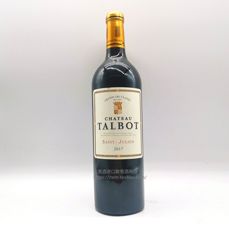 法国名庄 19年大宝庄园副牌干红葡萄酒Chateau Talbot 1855四级庄