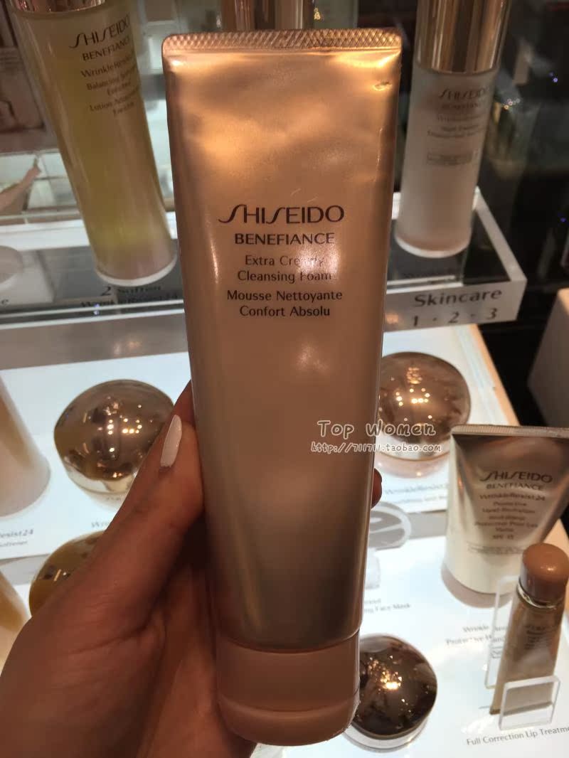 香港专柜 Shiseido/资生堂盼丽风姿抗皱洁面膏洗面奶125ML