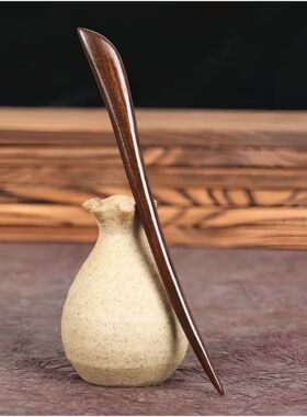 唐新中式发簪檀木簪子汉服发饰古风木簪旗袍发钗簪子盘发高级感