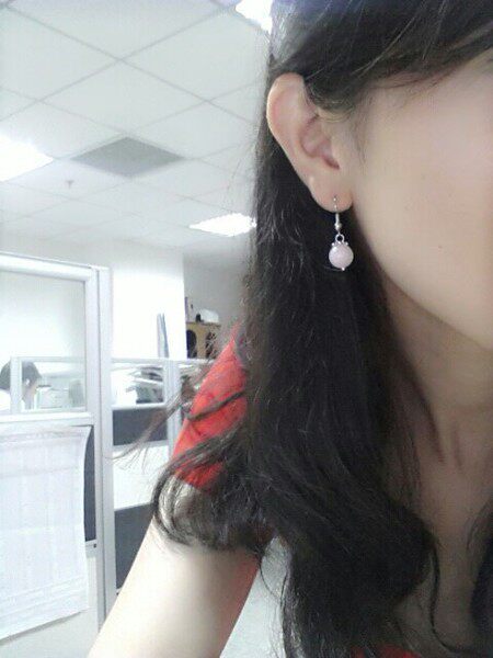ZHAOPEACH 꽃 천연 로즈 쿼츠 히비스커스 스톤 모종 실버 귀걸이 여성 쥬얼리 귀걸이 롱 스타일 한국 스타일 기질