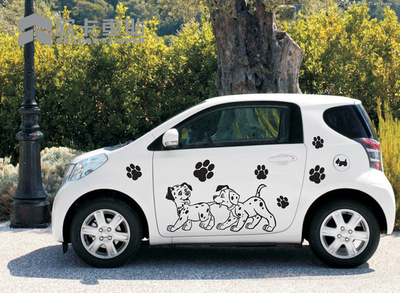 奔驰甲壳虫斑点狗晶锐贴纸汽车