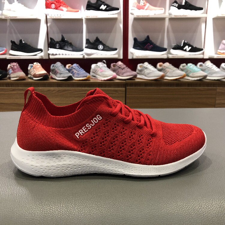 正品慢跑鞋夏季新单网飞织薄款透气 男鞋透气 超轻