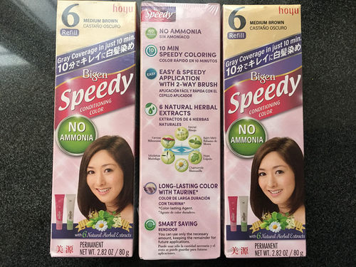 美国代购美源染发剂6号自然栗色