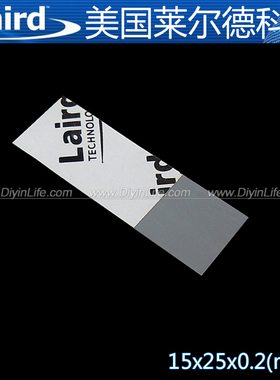 美国进口莱尔德Laird 笔记本CPU用固态相变硅脂垫 加长版 单片价