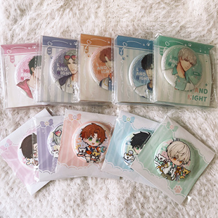 国谷正版 光与夜之恋光夜周边线条小狗联动 三周年音乐会吧唧徽章