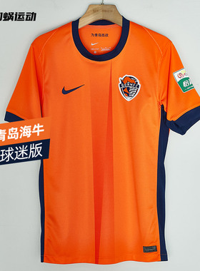 SFS耐克中超2025青岛海牛 主场球迷版球衣短袖足球服 HM6174-819
