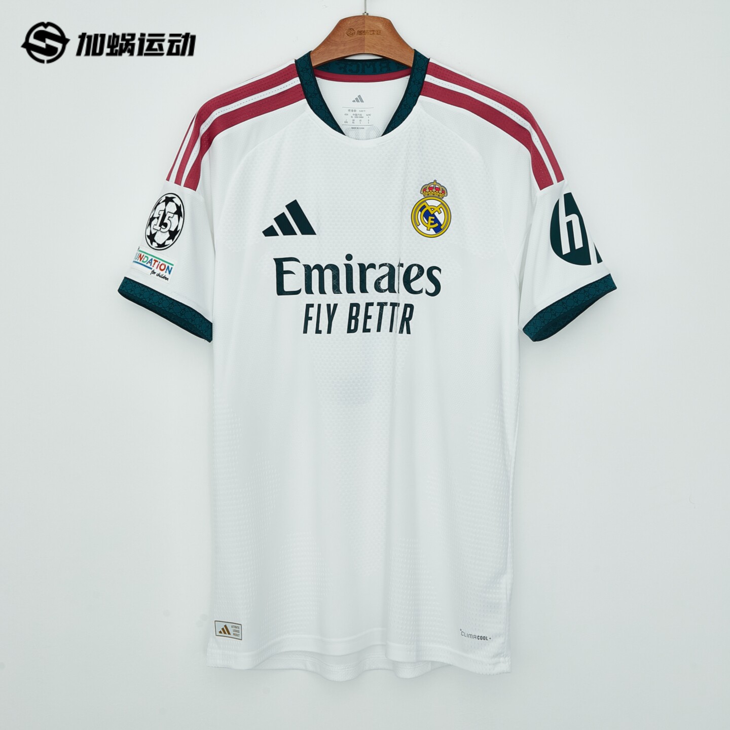 SFS阿迪达斯Adidas 26/27皇马主场球员版球衣短袖足球服JZ7218