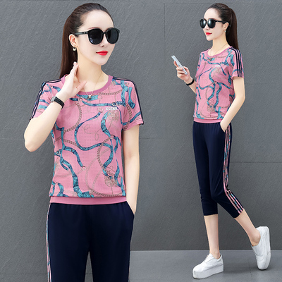 2025夏季女运动套装薄冰丝跑步服