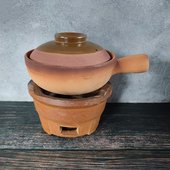 罗妈砂锅单柄煲仔饭砂锅商用饭店土砂锅小砂锅老式 瓦煲耐高温砂锅