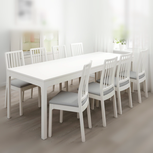 宜家伊克多兰伸缩餐桌饭桌8人