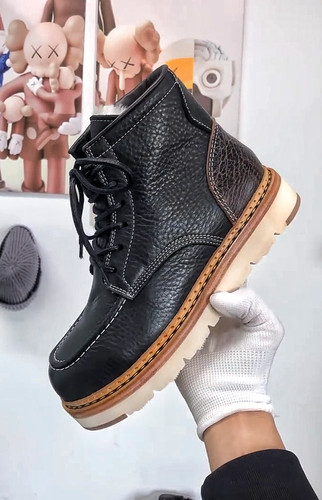 固特异野牛皮875工装靴马丁靴手工真皮男鞋美式复古休闲舒适轻盈