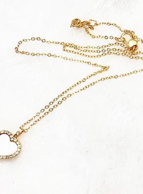 新款时尚甜美淑女天然贝壳小众设计女款项链