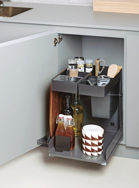 瑞士铂格PEKA小管家厨房调料调味篮自由随心放进口拉篮合理设计