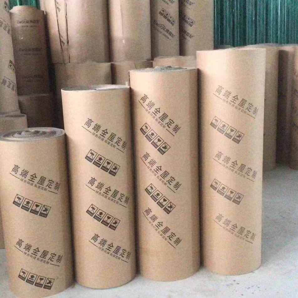 中厚款双层瓦楞纸皮50米1.2米打包纸皮1.4米全屋定制家具包装纸皮图片