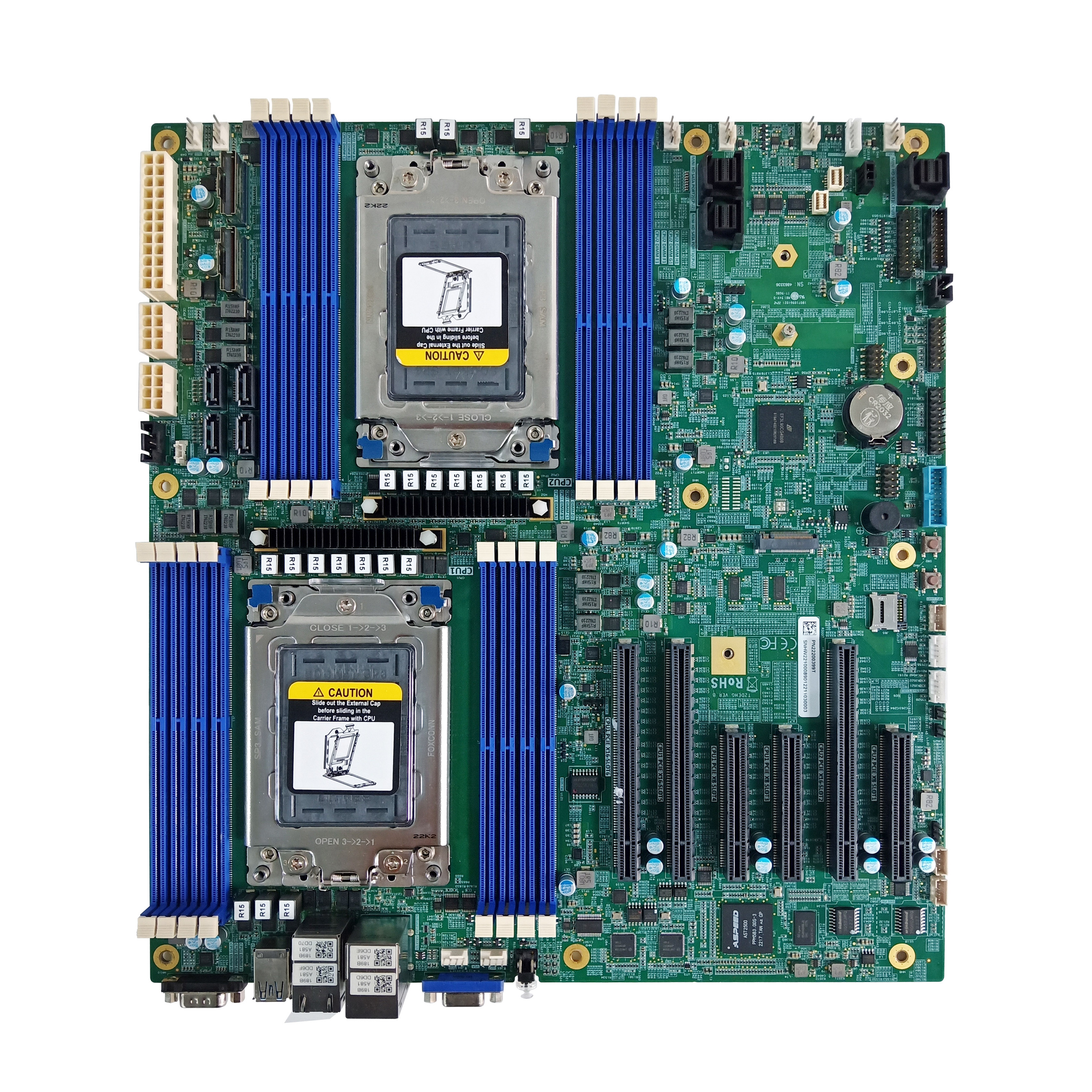 全新国产海光双路服务器主板，支持5380/ 5390/ 7360/7390等CPU