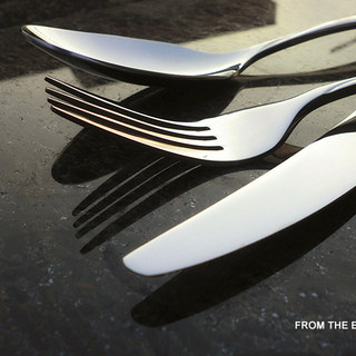家用不锈钢牛排刀叉两件套刀叉勺三件套叉子勺子餐厅西餐餐具套装