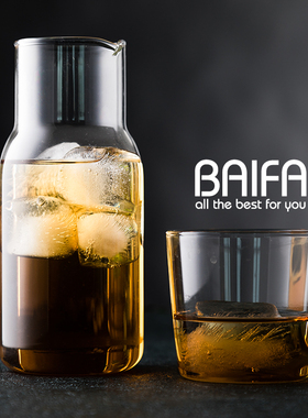 日式一人饮茶壶配单杯耐热早餐玻璃杯套杯网红ins咖啡牛奶果汁杯