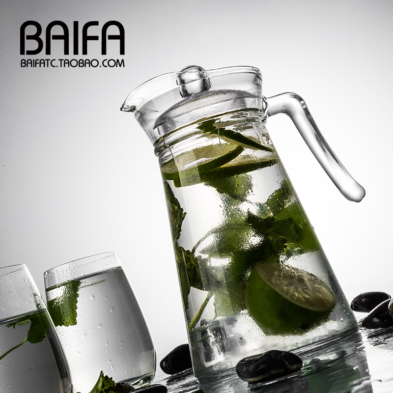 家用透明玻璃大容量凉水杯