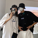 21情侣装夏装满天星印花星空情侣短袖T恤衫大码H622P35男类，男装T恤，电商A341