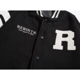 主推秋装pu皮拼接毛巾绣棒球服夹克外套潮H686P118男，男装夹克，电商A341
