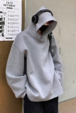 23秋装美式高克重复合太空棉卫衣连帽中性外套上衣男H893P68，男装卫衣，电商A341