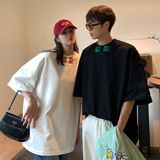 主推情侣装夏装喜欢印花情侣短袖T恤衫大码上衣H744P30男类，男装T恤，电商A341