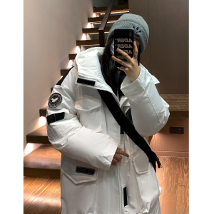 中性风冬装美式工装中长款棉服情侣连帽棉衣宽松外套男H915P168