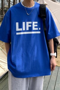 港风夏装 印花字母情侣短袖T恤衫大码宽松上衣 H723 P30女类图片