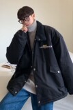 港风冬装羊羔毛加厚情侣棉衣工装外套H697P118控148女类，女装棉衣/棉服，电商A341
