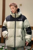 冬装新品美式撞色工装冲锋衣情侣棉服面包服连帽外套男H911P138，男装棉衣，电商A341