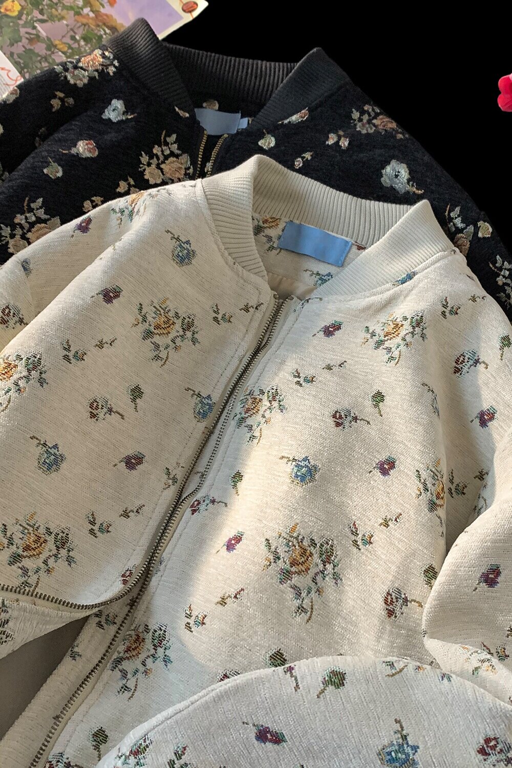 主推高品质丝绒复古提花重工棒球服外套中性夹克上衣H933特批75,男装夹克,电商A341