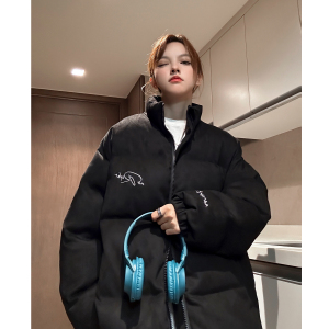 中性风 美式鹿皮绒情侣羽绒棉服面包服棉衣外套男女 H913 P128图片