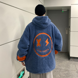 冬装羊羔毛绣花撞色情侣棉衣外套棉服H576P128男类，男装棉衣，电商A341