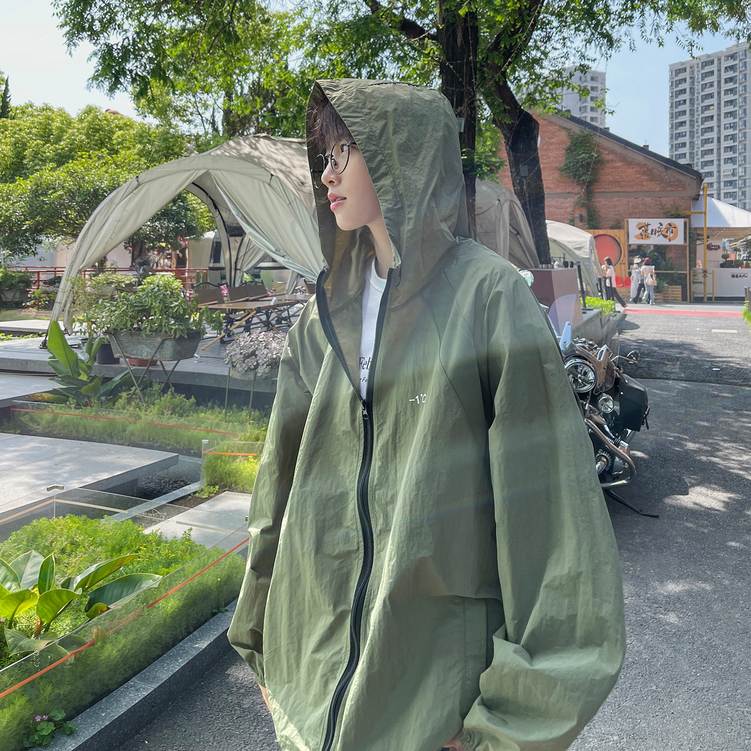 夏季新品防晒服夹克衫运动透气速干冰凉外套男UPF50＋H856P68,男装夹克,电商A341