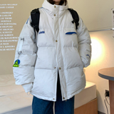 主推情侣装冬装连帽加厚保暖羽绒棉情侣棉衣外套H695P128男类，男装棉衣，电商A341