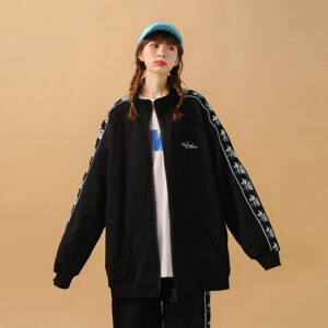 中性风 印花反光卫衣开衫夹克套装 衣货号H665 P65裤KH02 P55图片