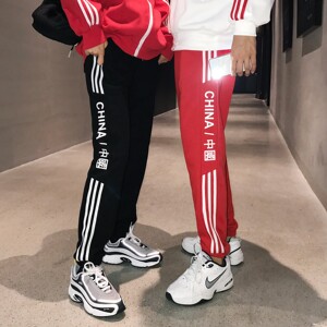 情侣装春装 情侣运动裤休闲裤 H382 P55配套衣货号H376 男类图片