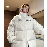 冬装新品美式印花机车皮棉服PU情侣棉衣面包服外套男女H909P128，男装棉衣，电商A341
