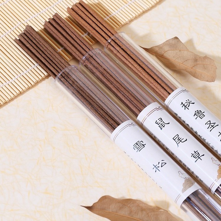 白鼠尾草圣木雪松线香清新空气图片