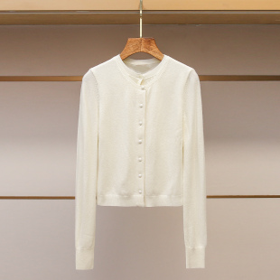 温柔风蕾丝拼接假两件针织开衫 25秋冬新款 深圳南油高端女装 现货